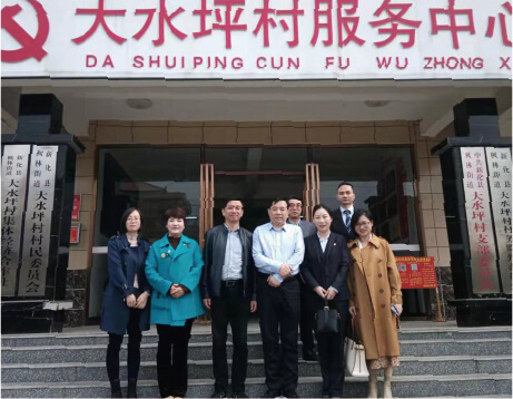  达漫电商赴新化大水平村与驻村工作队沟通帮扶工作。