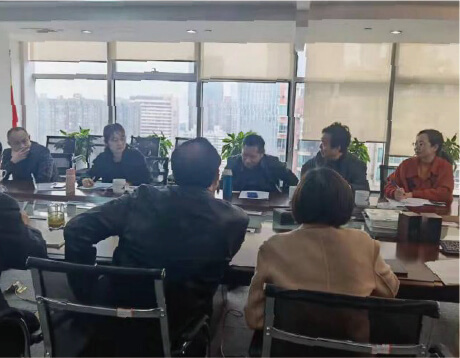  湖南文理学院领导来达漫电商进行考察。